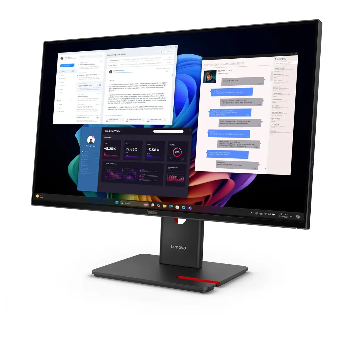 Monitors Lenovo ThinkVision T27UD-40 Photo 2