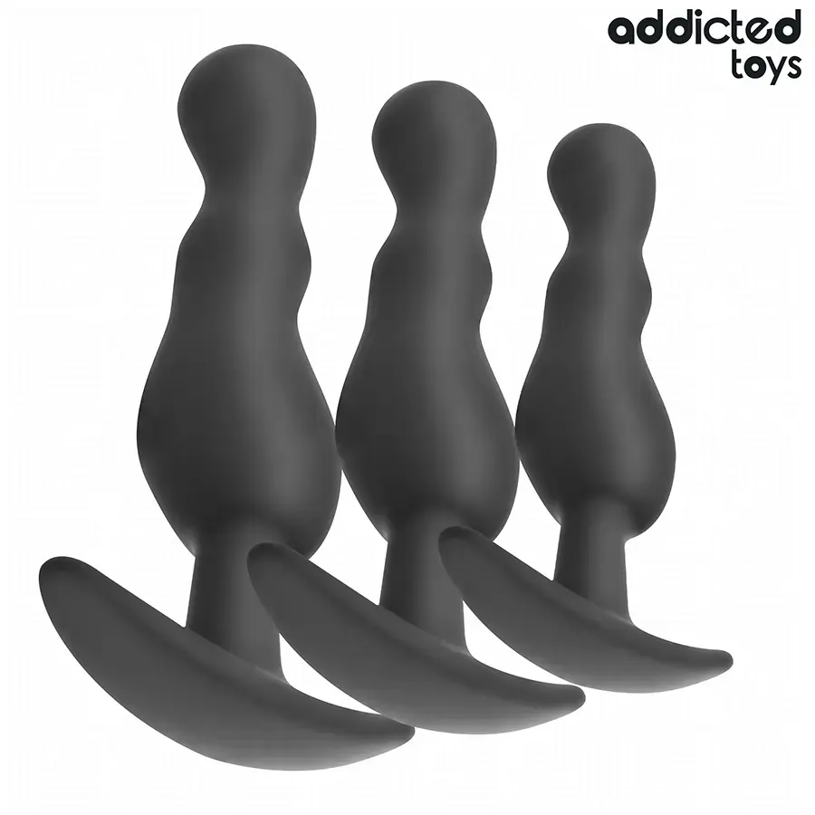 Анальная пробка ADDICTED TOYS НАБОР ИЗ 3 СИЛИКОН МОДЕЛЬ 1 Photo 2