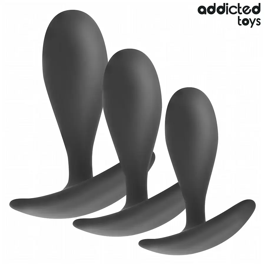 Анальная пробка ADDICTED TOYS НАБОР ИЗ 3 СИЛИКОНОВЫХ МОДЕЛЬ 2 Photo 2
