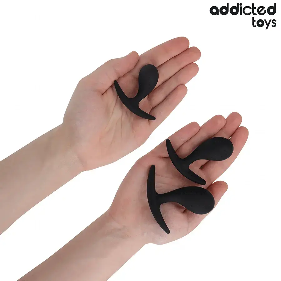 Анальная пробка ADDICTED TOYS НАБОР ИЗ 3 СИЛИКОН МОДЕЛЬ 3 Photo 3