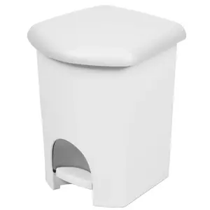Pedal bin NHG 16L White Model 2983949 — 16 L pedal-operated waste bin, white