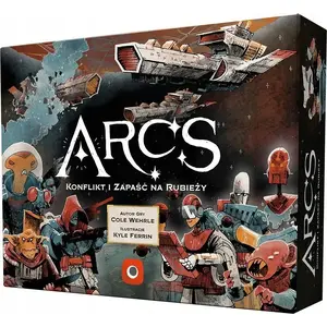 Board game Portal Games Arcs Conflict and Collapse at the Frontier – strategy tabletop game