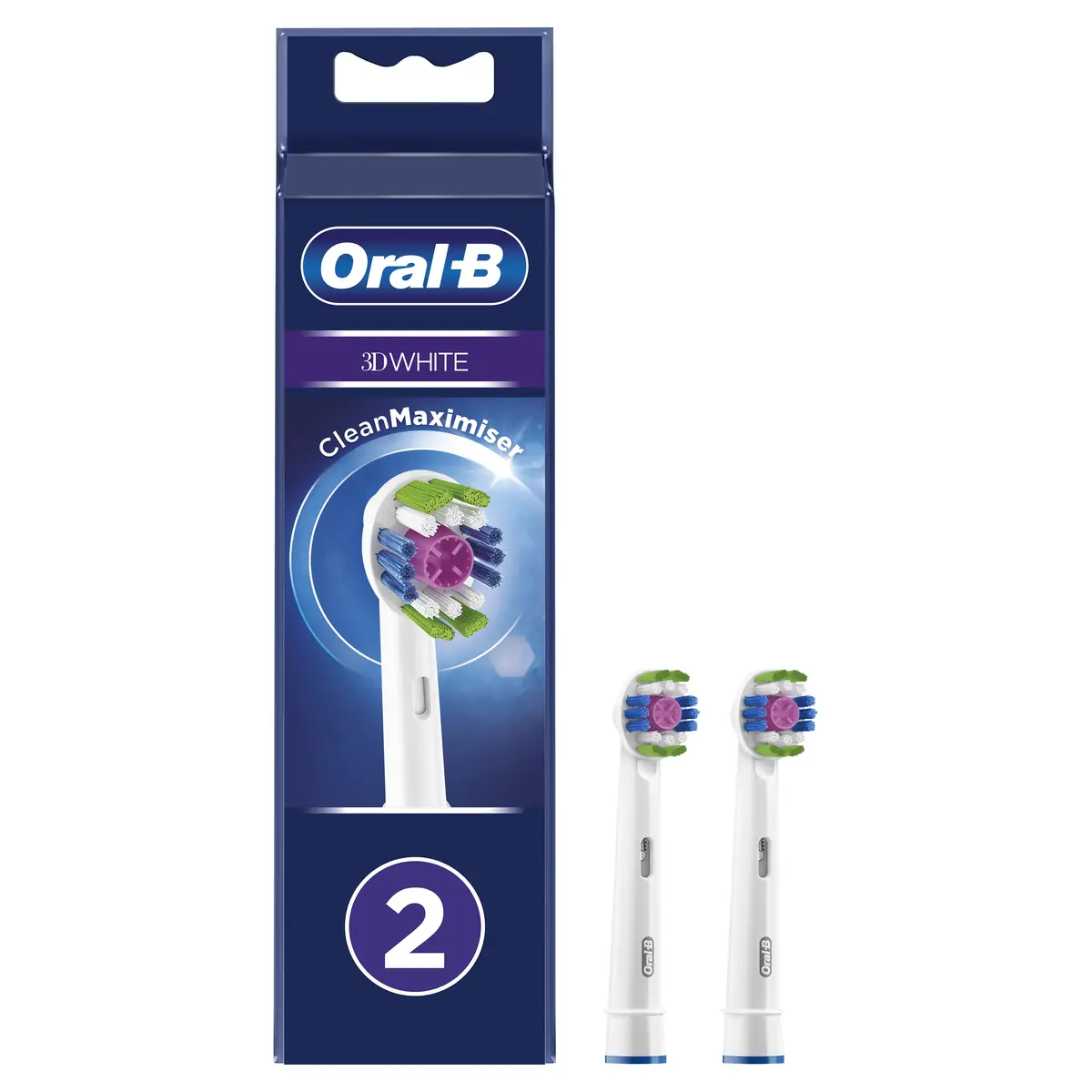 Toothbrush Heads Oral-B 3D White Clean Maximiser 2 pcs Photo 4
