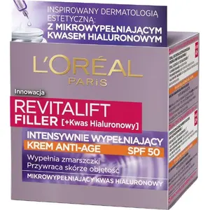 Крем для лица L’Oreal Paris Revitalift Filler с SPF 50, заполняющий антивозрастной крем, 50 мл