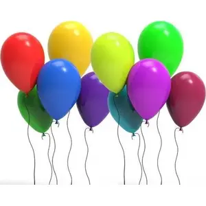 Latex Balloons Belball pastel mix, large, pack of 100