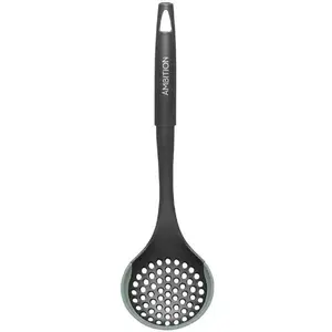 Karote Spatula Ambition Fern green ar silikona malu — modelis 8483146, koka rokturis, karstumizturīgs silikons