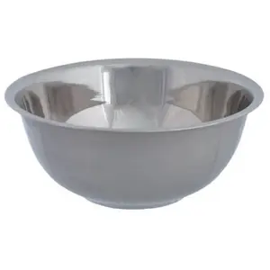 Metal Bowl Domotti 20 cm — stainless-style serving and mixing bowl
