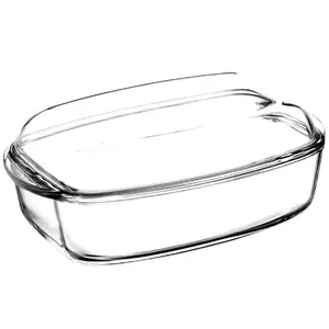 Glass container with lid PYREX 7L – heat-resistant storage and serving dish