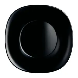 Šķīvis Luminarc Carine 27 cm — melns keramiskais trauks