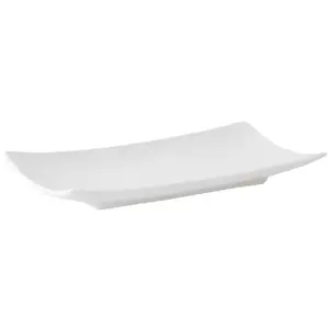Serving plate Ambition Salsa 21.5×10 cm porcelain white