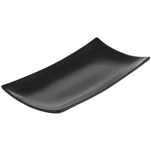 Serving plate Ambition Salsa 26.5 x 12.5 cm porcelain black