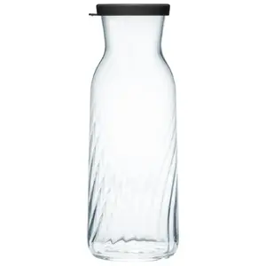Glass carafe Ambition Celia 1.2 L with silicone lid — clear, heat-resistant serving jug