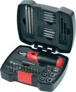 Hand ratchet set Black & Decker A7175 — 43 pieces, assortments of sockets and bits