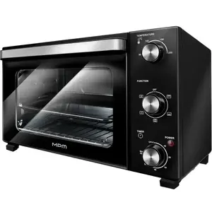Электрическая настольная духовка MPM MPE-16/T — 35 л, 1500 Вт, конвекция, таймер, стеклянная дверца