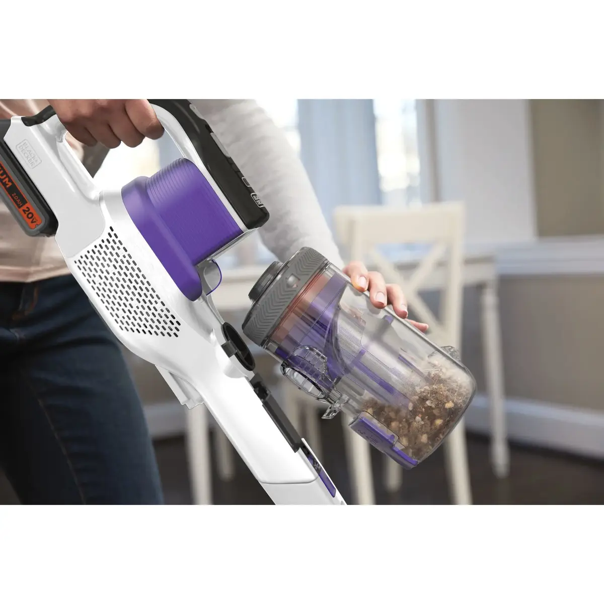 Stick putekļsūcējs Black & Decker BHFEV1825CP-QW Photo 12