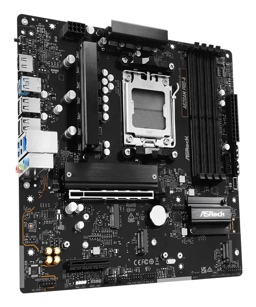 ASRock A620AM PRO-A microATX Socket AM5 материнская плата Photo 3