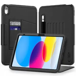 Чехол для планшета Tech-Protect SC Pen Armor для iPad 10.9 / 10 (2022) / 11 (2025) — черный, держатель стилуса, защитный