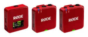 Компактная беспроводная микрофонная система RØDE Wireless GO III, красная