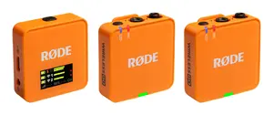 RØDE Wireless GO III oranža digitālā bezvadu mikrofonu sistēma