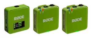 RØDE Wireless GO III kompakta bezvadu mikrofonu sistēma, zaļa