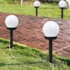 E-LIGHT ELIG-GLO-10CM-WH солнечные садовые шары — 3 шт. Photo 3