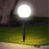 E-LIGHT ELIG-GLO-10CM-WH солнечные садовые шары — 3 шт. Photo 5