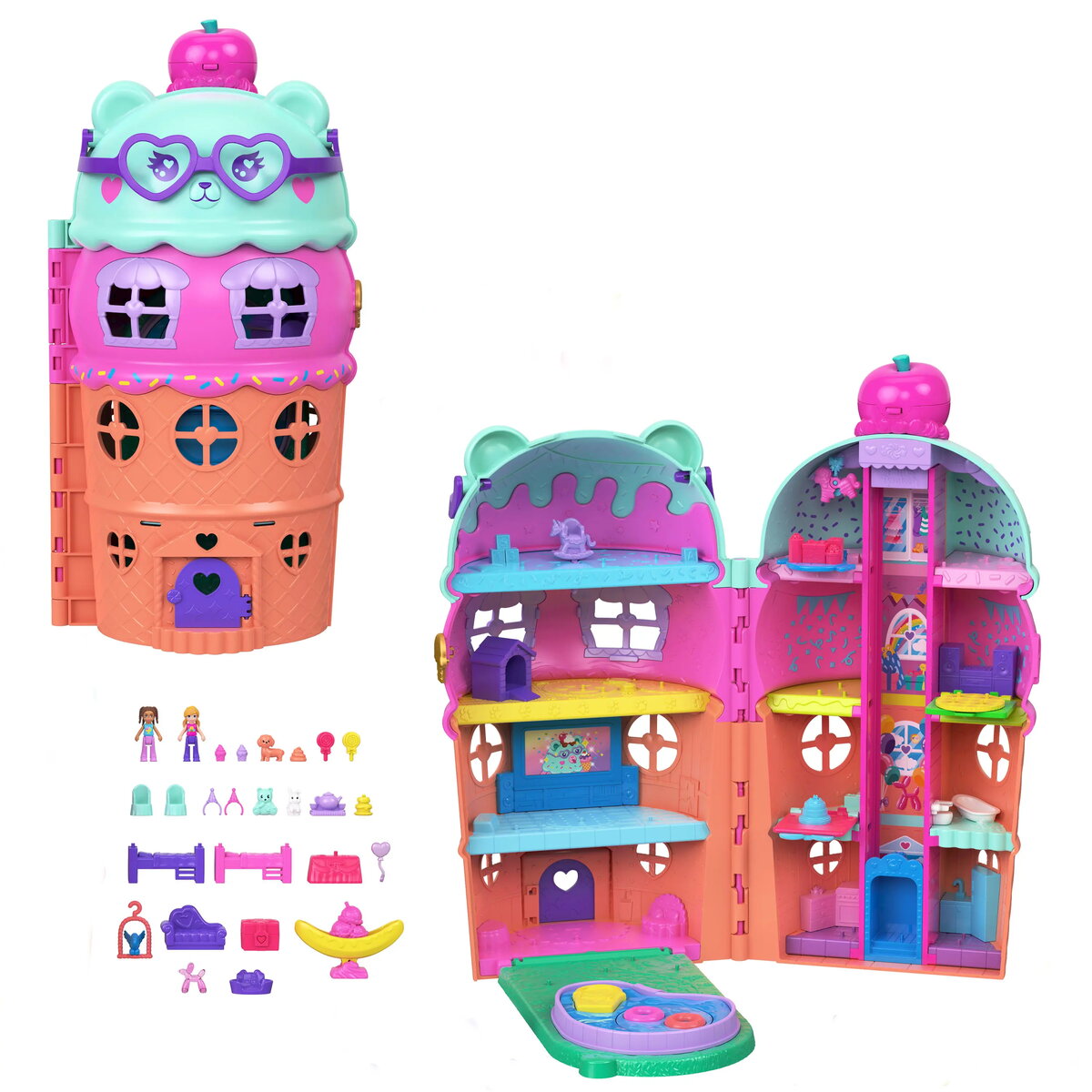 MATTEL Polly Pocket Saldējuma mājiņas rotaļu
