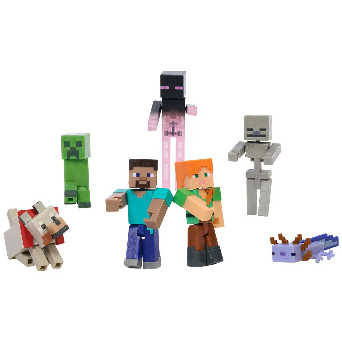 MATTEL Minecraft World Builders Pack — 7 figures 3.25" Photo 4