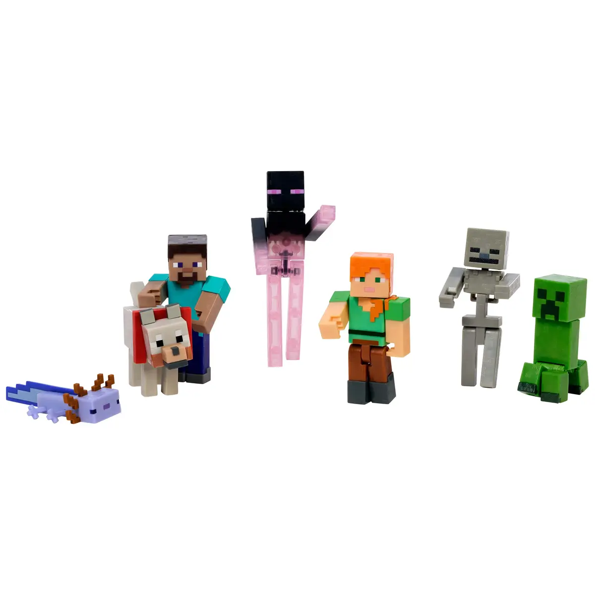 MATTEL Minecraft World Builders Pack — 7 figures 3.25" Photo 5