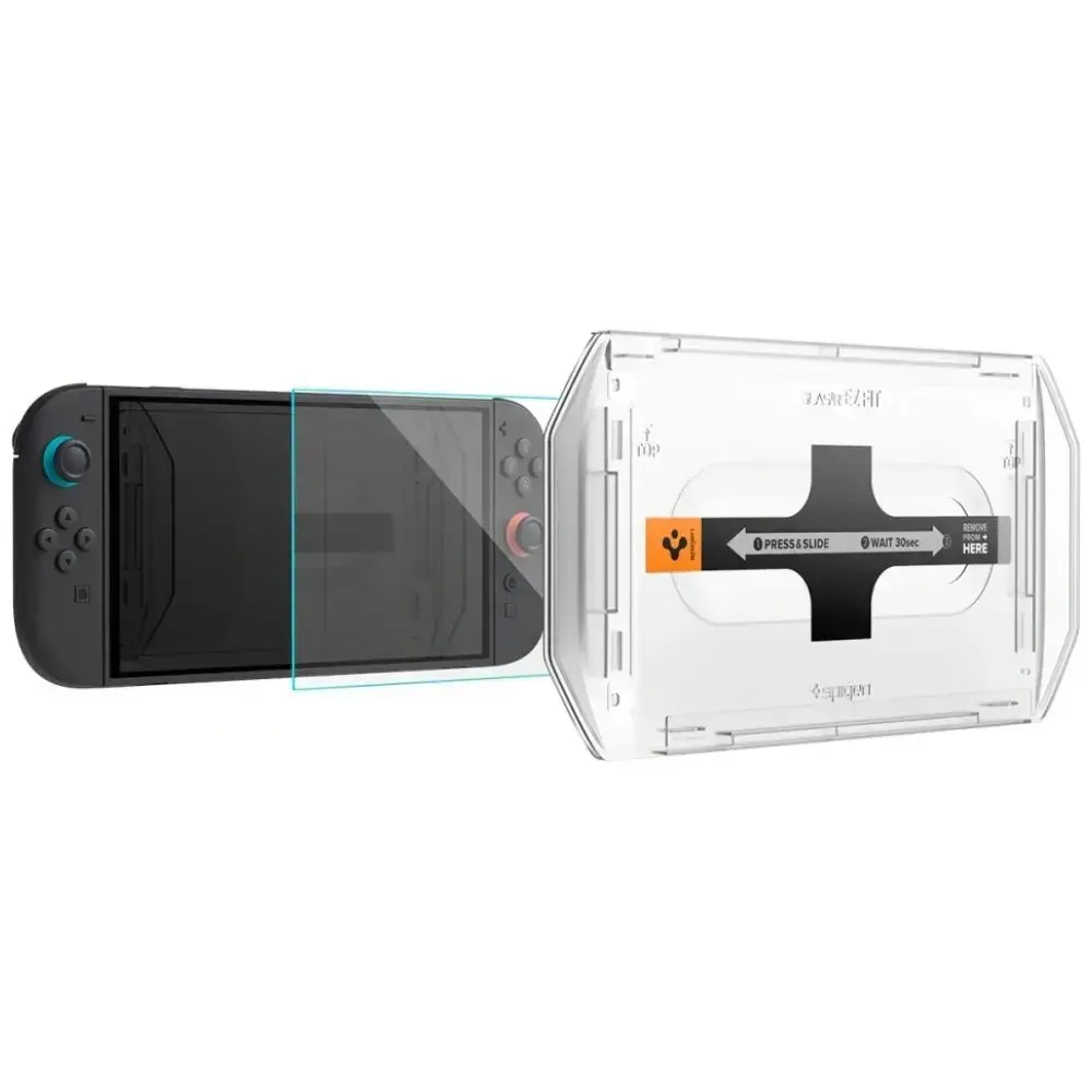Spigen Glas.TR EZ FIT stikls priekš Nintendo Switch 2 Photo 3