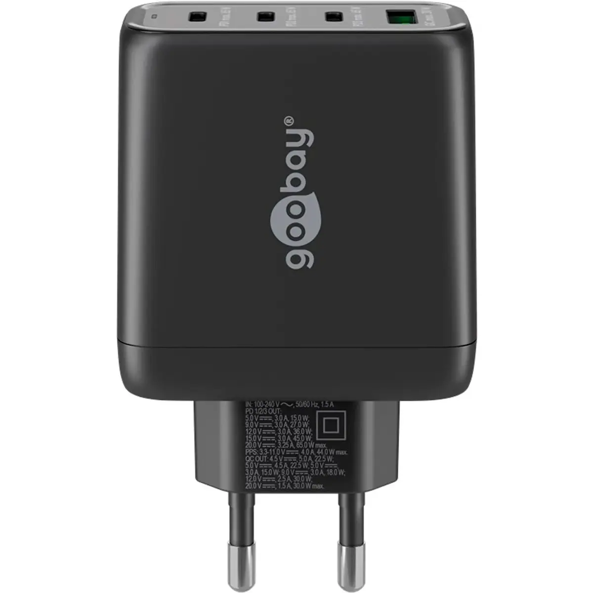GOOBAY 64819 USB-C мультипортовый зарядник 68 Вт (GaN) Photo 3