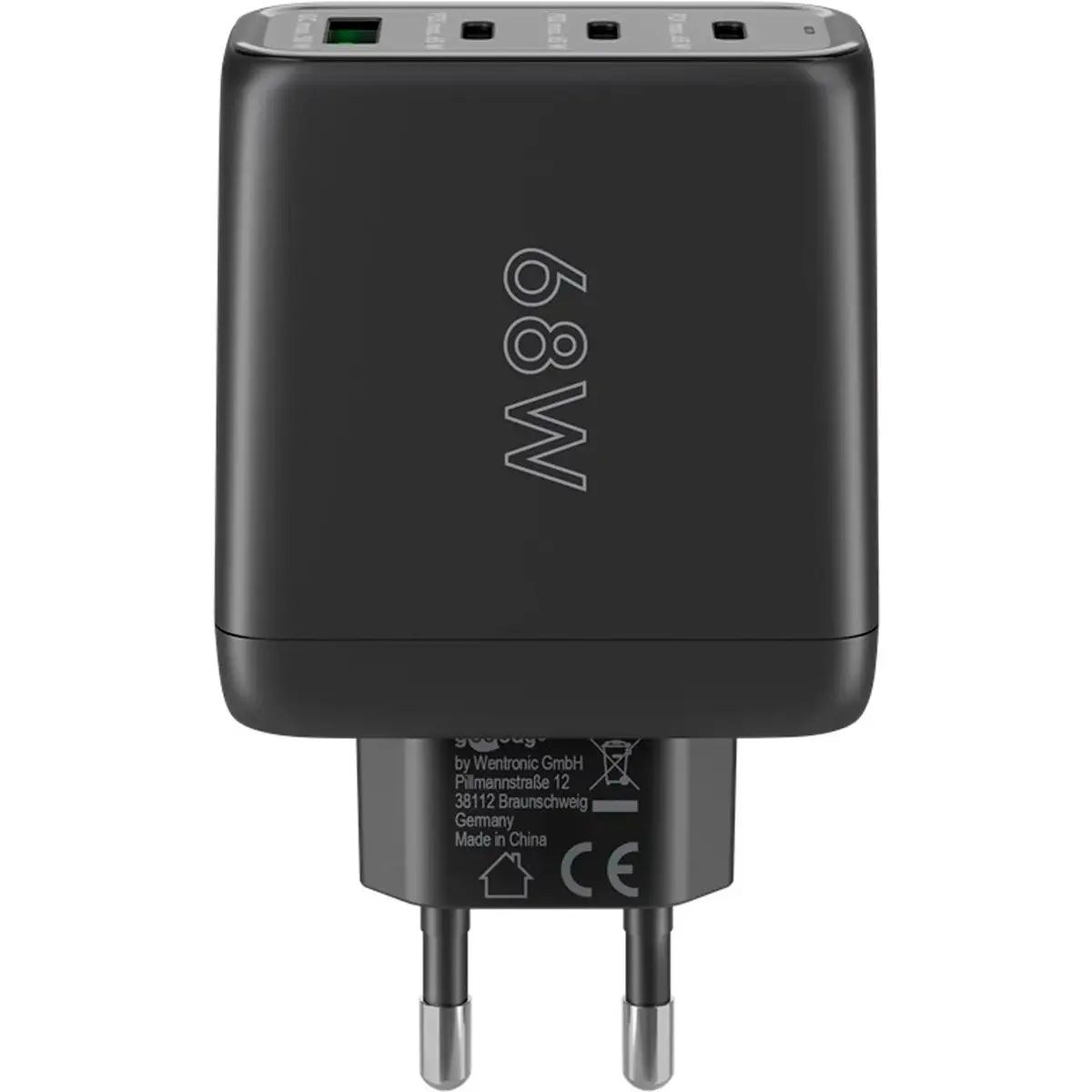 GOOBAY 64819 USB-C мультипортовый зарядник 68 Вт (GaN) Photo 4