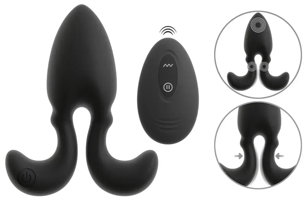 Анальный вибратор ANOS RC Vibrating Plug Flex.Ar Silicone Photo 2