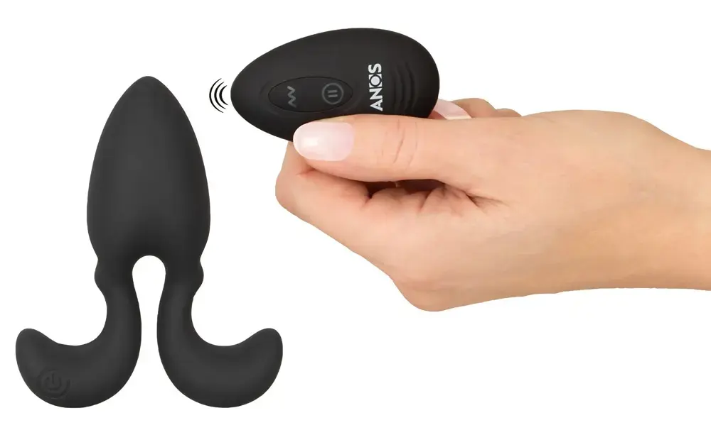Анальный вибратор ANOS RC Vibrating Plug Flex.Ar Silicone Photo 9