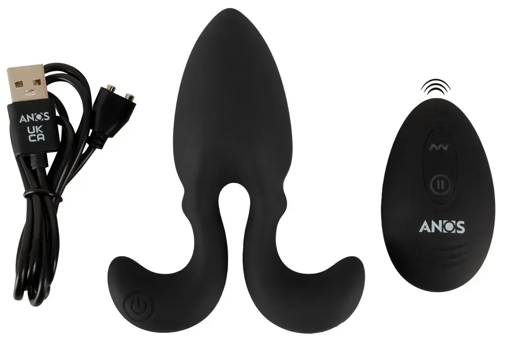 Анальный вибратор ANOS RC Vibrating Plug Flex.Ar Silicone Photo 12