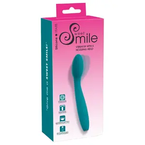 Вибратор Sweet Smile 54053510000, силиконовый, перезаряжаемый, водонепроницаемый, длина 18.2 см, Ø макс. 3.1 см