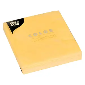 Paper napkins Papstar DAILY COLLECTION 20 pcs 32×32 cm Yellow