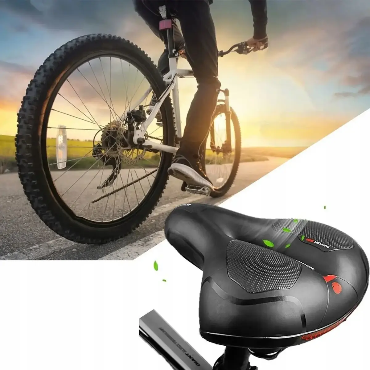 iWear Comfort velosipēda sēdeklis ar putu polsterējumu Photo 7