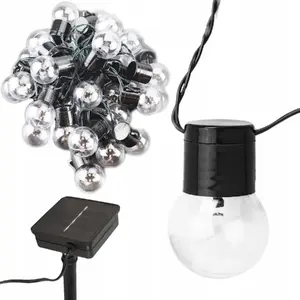 String Solar Bulb Light E-LIGHT ELIG-SBL-3M10P-TR — 3.5 m, 10 bulbs, solar-powered