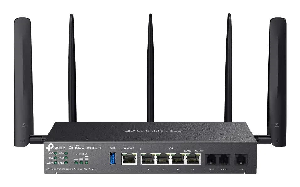 Bezvadu maršrutētājs TP-Link Omada DR3650V-4G Gigabit