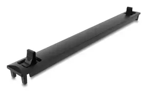 Rack blind panel DELOCK 67208, ABS plastic, black, 1U