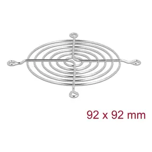 Fan grill DeLOCK 67307 Metal Silver 89.8mm