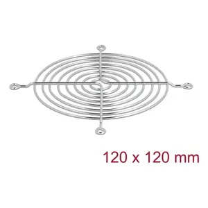 Fan grill DeLOCK 67308 Metal Silver 113.8mm