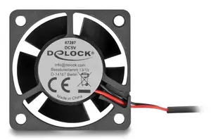 Fan DELOCK 67287 axial 4 cm, 5 V DC, ball bearing, 0.19 m³/h, black