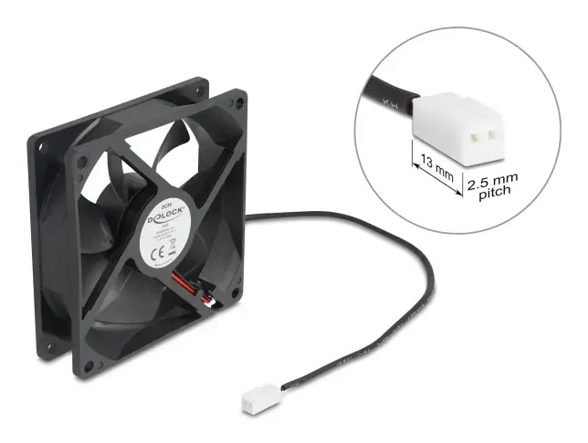 DELOCK 67291 92 mm Case Fan 5 V DC Photo 3
