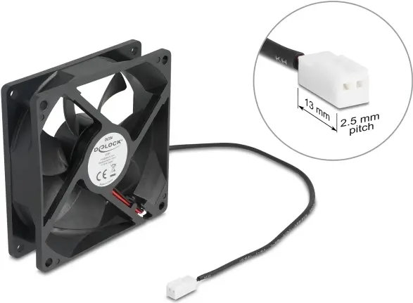 DELOCK korpusa ventilators 92 mm 5