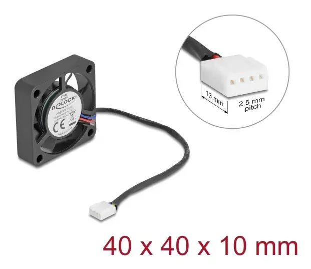 DELOCK 67293 Fan 40×40×10 mm Photo 3