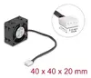 DELOCK 67299 40x40x20 mm 24V DC computer fan Photo 3