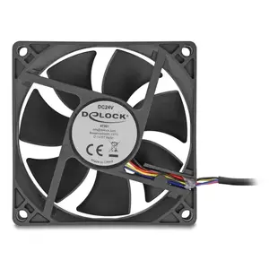 Вентилятор DeLOCK 67301 8 см Черный Подшипник шариковый 0.97 м³/ч