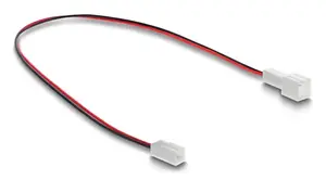 Cable extension for computer cooling system DELOCK 90869 — PVC, 1.3 mm diameter, black/red/white
